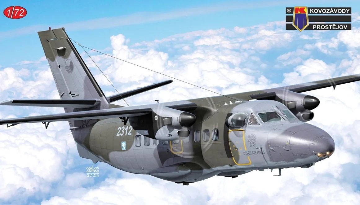 KPM0437  авиация  Let L-410UVP-E ″Turbolet″ Military  (1:72)