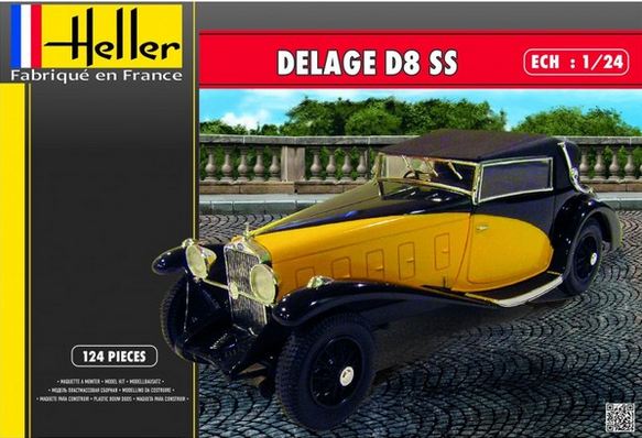 80720  автомобили и мотоциклы  Delage D8 SS  (1:24)