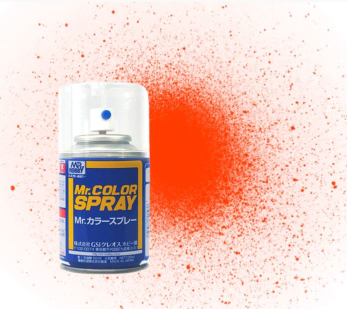 S 68  краска в баллончиках т.м. MR.HOBBY 100мл  RED MADDER