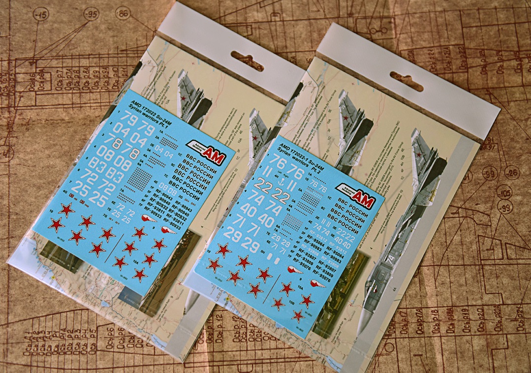 AMD 148022  декали  С-24М «Syrian Warriors» Pt. 1  (1:48)