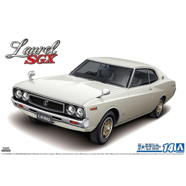 05950  автомобили и мотоциклы  Nissan KHC130 Laurel HT 2000SGX '72  (1:24)