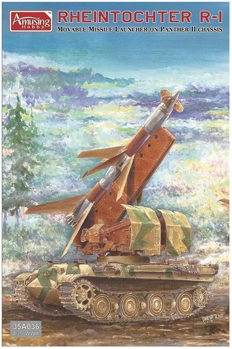35A036  техника и вооружение  Rheintochter R-1 on Panther II chassis  (1:35)