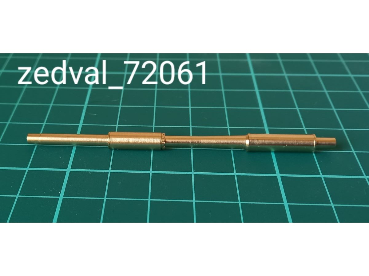 72061  металлические стволы  152 мм ствол для Коала СВ  (1:72)