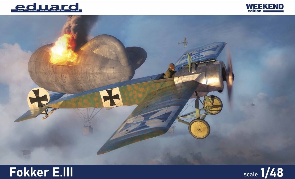 8419  авиация  Fokker E.III - Weekend Edition  (1:48)