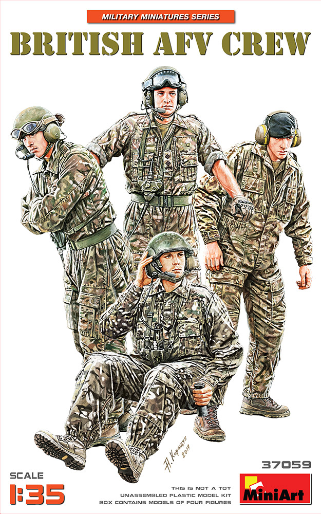 37059  фигуры  BRITISH AFV CREW  (1:35)