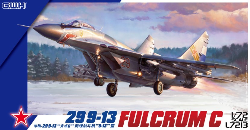 L7213  авиация  M&G-29 "9-13" Fulcrum C  (1:72)