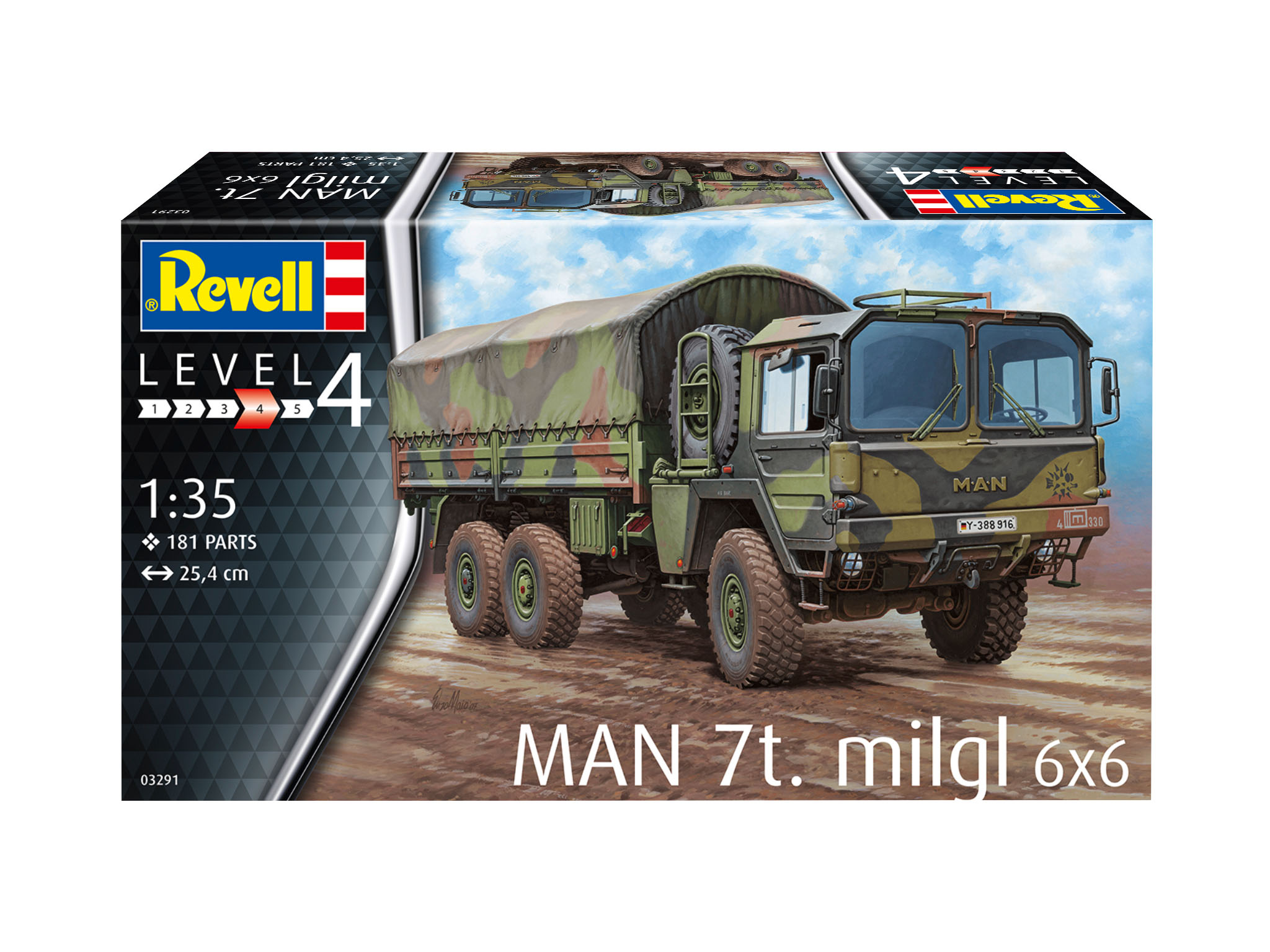 03291  техника и вооружение  MAN 7t. milgl 6x6  (1:35)