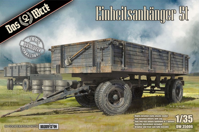 DW35006  техника и вооружение  Einheitsanhanger 5t  (1:35)