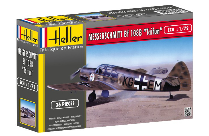 80231  авиация  Messerschmitt Bf 108 B Taifun  (1:72)