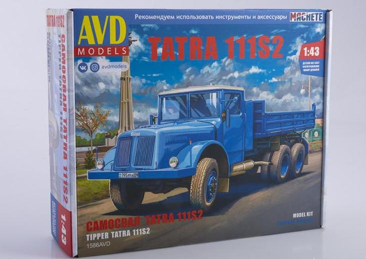 1586AVD  автомобили и мотоциклы Tatra 111S2  (1:43)