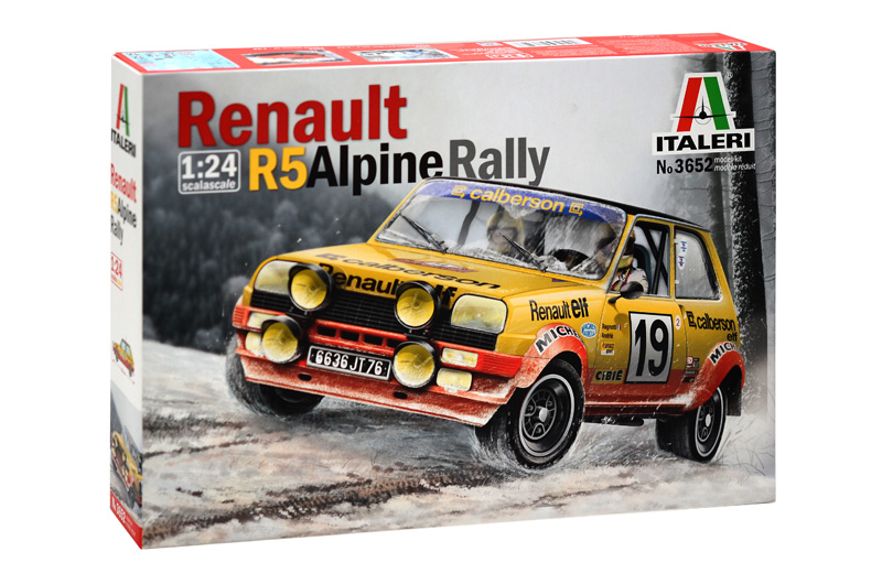3652  автомобили и мотоциклы  Renault R5 Alpine Rally  (1:24)