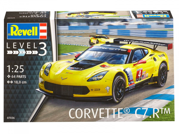 07036  автомобили и мотоциклы  Corvette C7.R  (1:25)