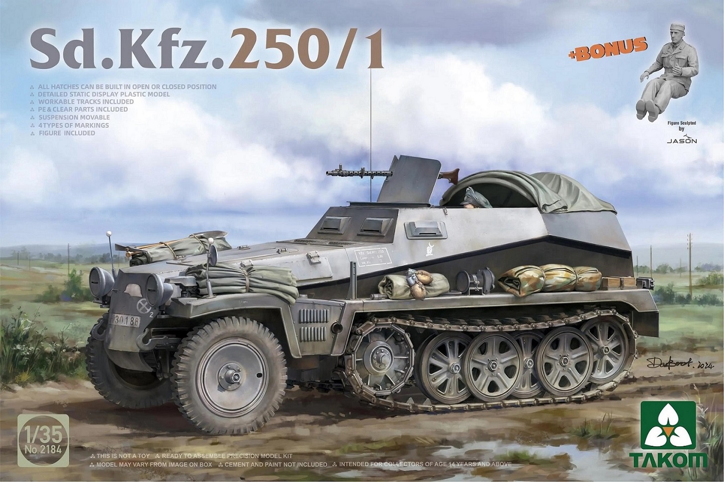 2184  техника и вооружение  Sd.Kfz. 250/1  (1:35)