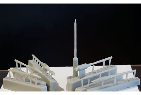 ZA35280  дополнения из смолы  Выстрел гранатомёта РПГ-7, 7шт.  (1:35)