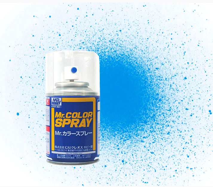 S 50  краска в баллончиках т.м. MR.HOBBY 100мл  CLEAR BLUE