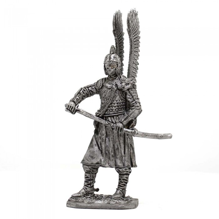 132 M  миниатюра  Польский гусарский "товарищ", конец 17в.