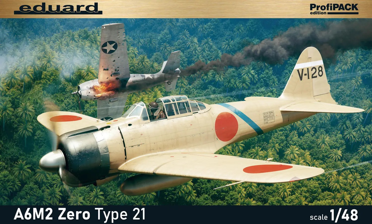 82212  авиация  Mitsubishi A6M2 Zero Type 21 ProfiPACK Edition  (1:48)