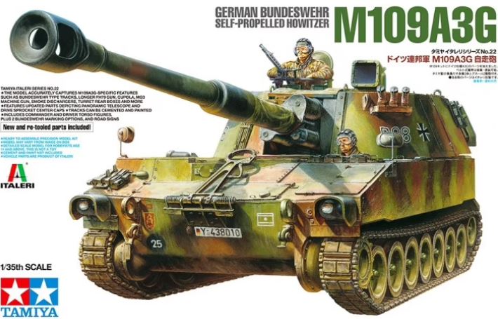 37022  техника  и  вооружение  САУ M109A3G  (1:35)