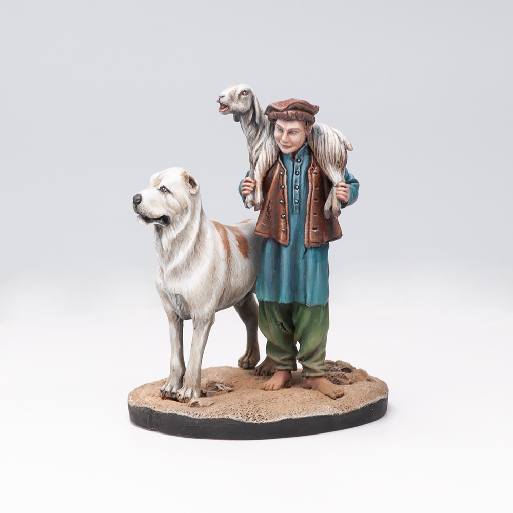 A-003  миниатюра  Афганский мальчик  (1:30)