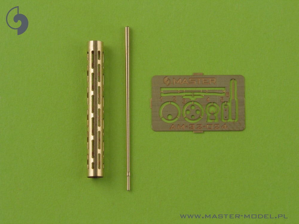 AM-32-024  металлические стволы  Стволы к немецкому пулемету Parabellum LMG 14  (1:32)