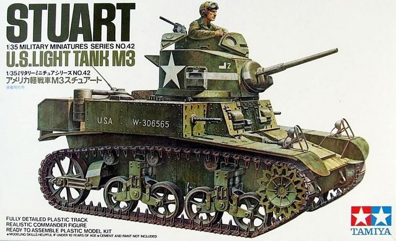 35042  техника и вооружение  M3 Stuart (1:35)