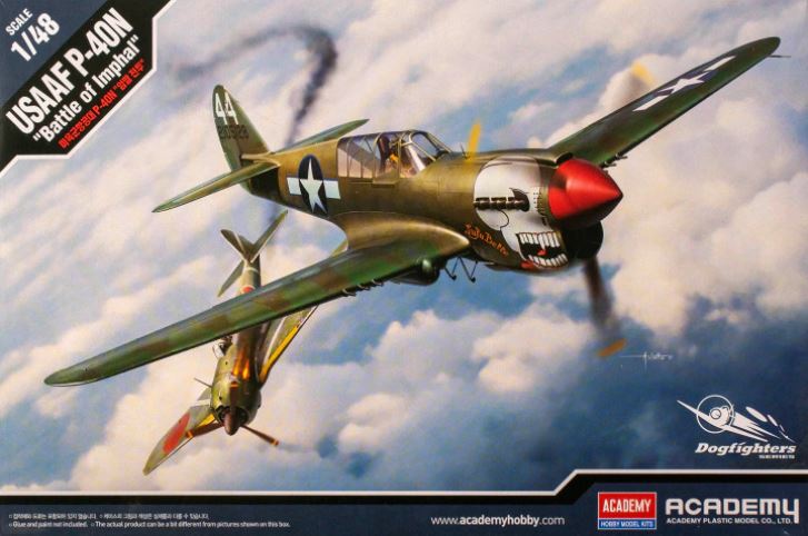 12341  авиация  USAAF P-40N "Battle of Imphal"  (1:48)