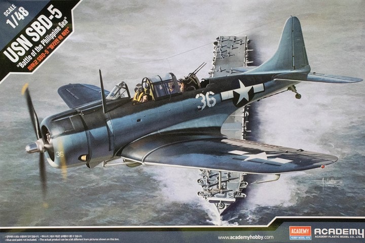 12329  авиация  USN SBD-5 Dauntless "Battle of the Philippine Sea"  (1:48)