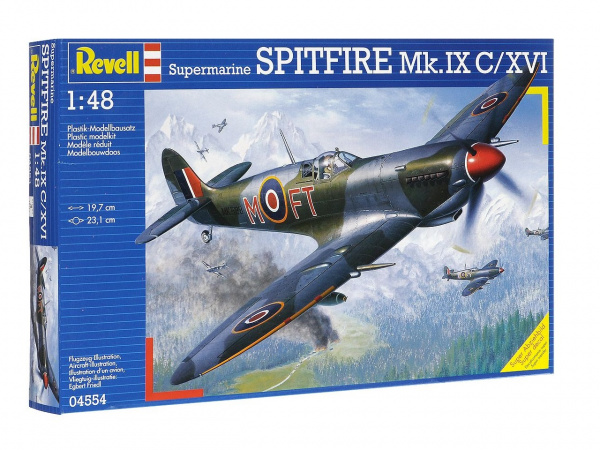 04554  авиация  Spitfire Mk.IX C/XVI  (1:48)
