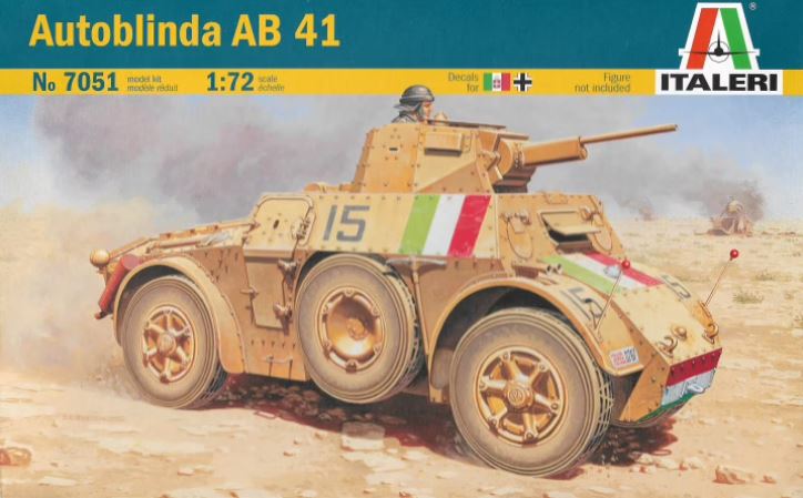 7051  техника и вооружение  Autoblinda AB 41  (1:72)