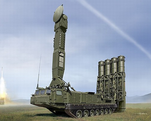 09519  техника и вооружение  ЗРК  Russian S-300V 9A83 SAM  (1:35)