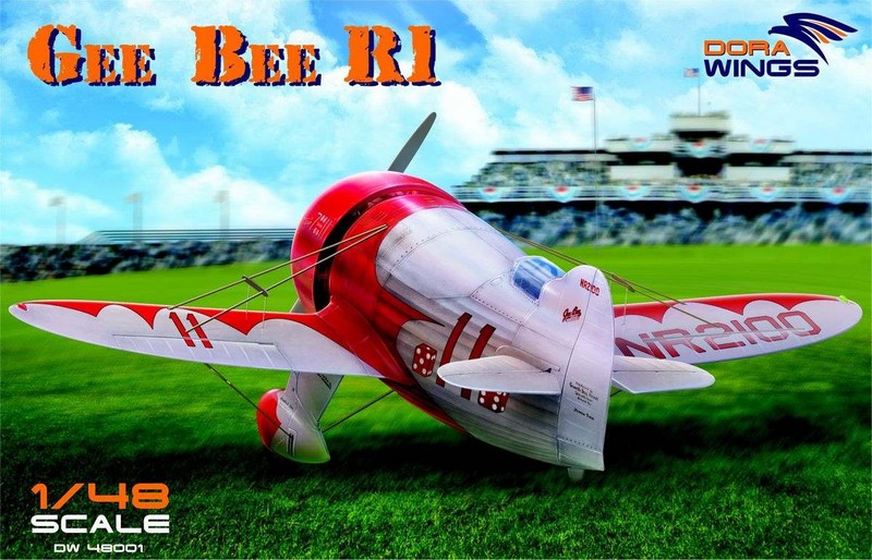 DW48002  авиация  Gee Bee Super Sportster R-1 Dolittle aircraft  (1:48)