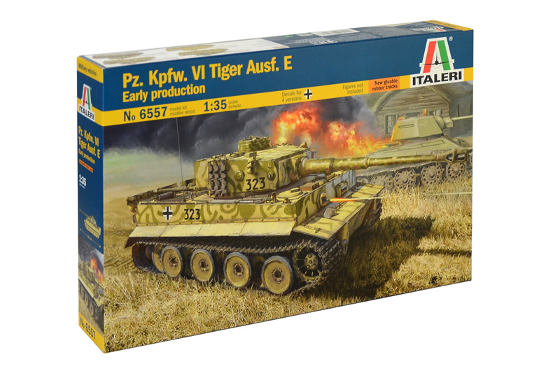 6557  техника и вооружение  PZ. KPFW. VI TIGER AUSF. E  (1:35)