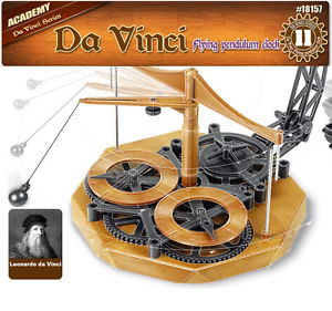 18157  техника и вооружение  DAVINCI FLYING PENDULUM CLOCK