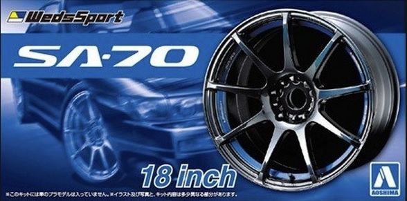 05463  дополнения из пластика  Weds Sport SA-70 18inch  (1:24)