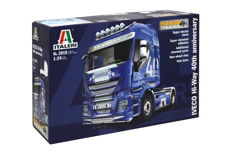 3919  автомобили и мотоциклы  IVECO HI-WAY 40th ANNIVERSARY   (1:24)