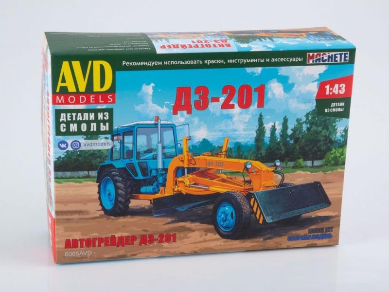 6005AVD  автомобили и мотоциклы  ДЗ-201  (1:43)