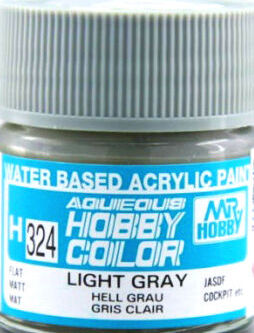 H324  краска 10мл  LIGHT GRAY
