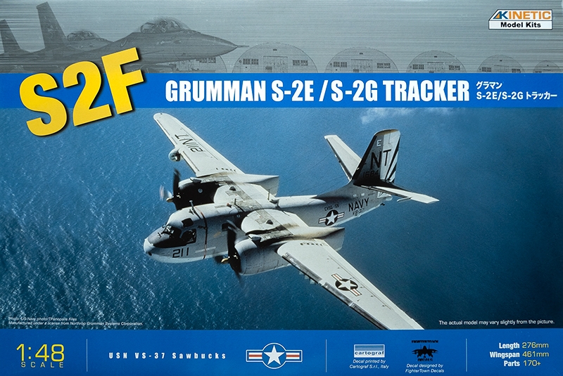 K48024  авиация  S-2E/S-2G Tracker  (1:48)