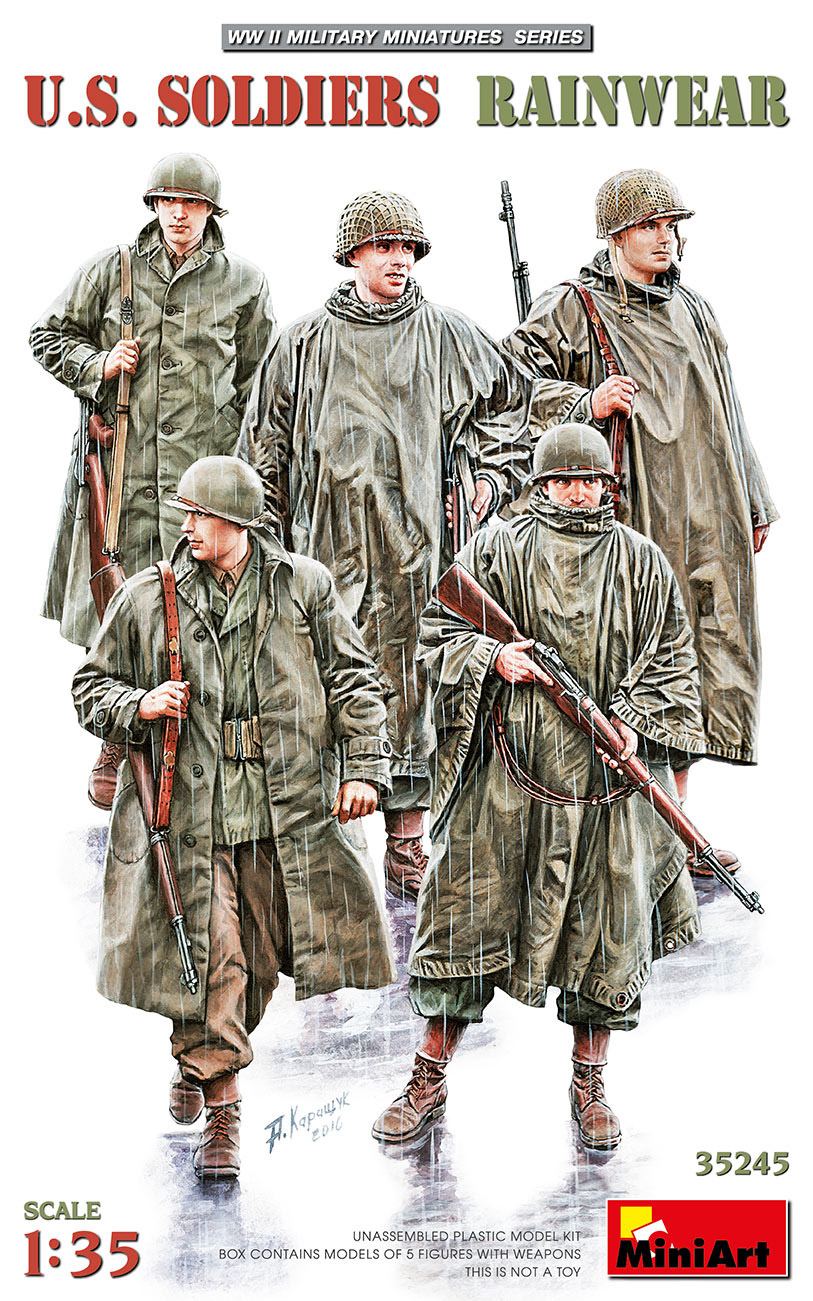 35245  фигуры  U.S. SOLDIERS RAINWEAR  (1:35)
