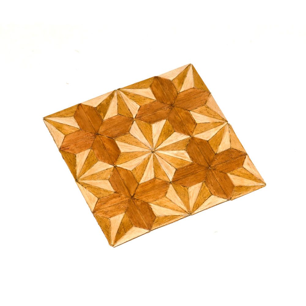 S-146  дополнения из дерева  Паркет наборный Звезда, размер L  (1:24)