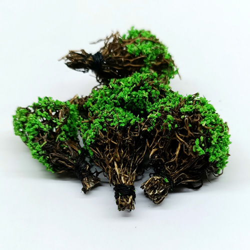 3031/2  материалы для диорам  Придорожные растения. 5 шт. Светло-зелёные.