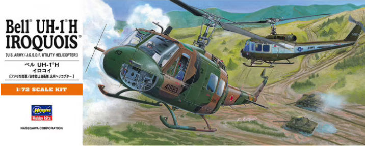 00141  авиация  UH-1H IROQUOIS  (1:72)