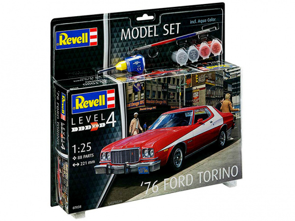 67038  автомобили и мотоциклы  '76 F Torino MODEL SET  (1:25)