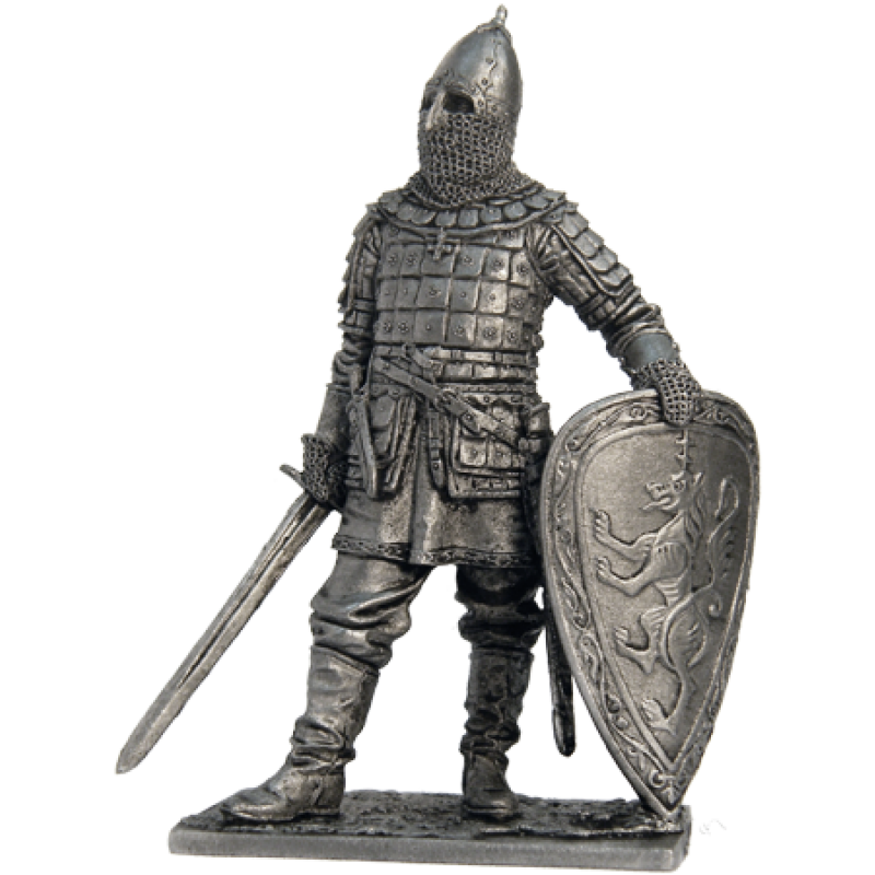 243 M  миниатюра  Русский знатный воин, конец 13-14 век.