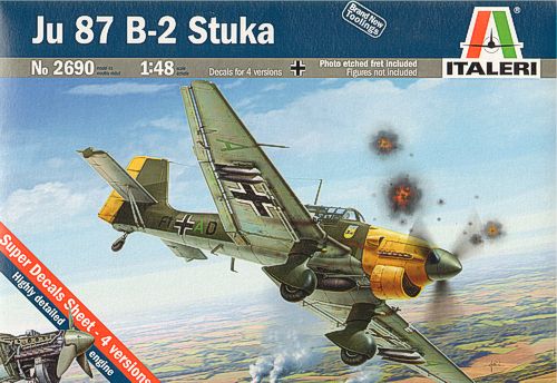 2690  авиация  Ju-87B-2 Stuka  (1:48)