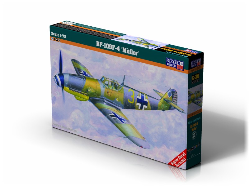 C-38  авиация  BF-109F-4 Muller  (1:72)