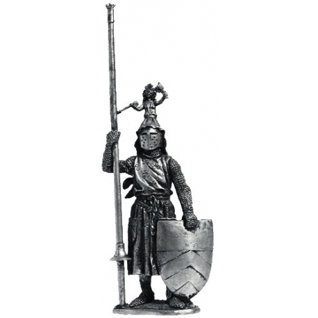 070 M  миниатюра  Немецкий рыцарь Ульрих фон Лихтенштейн, умер 1275