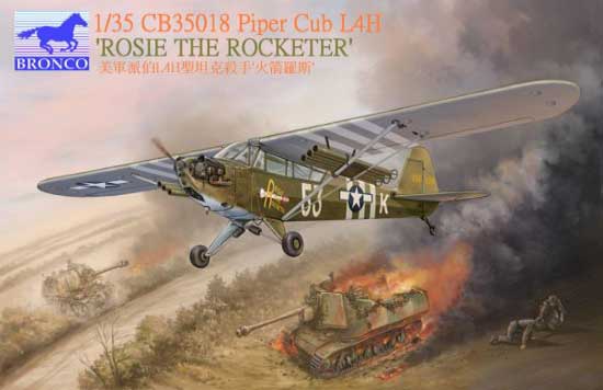 CB35018  авиация  Piper Cub L-4H Rosie The Rocketer  (1:35)