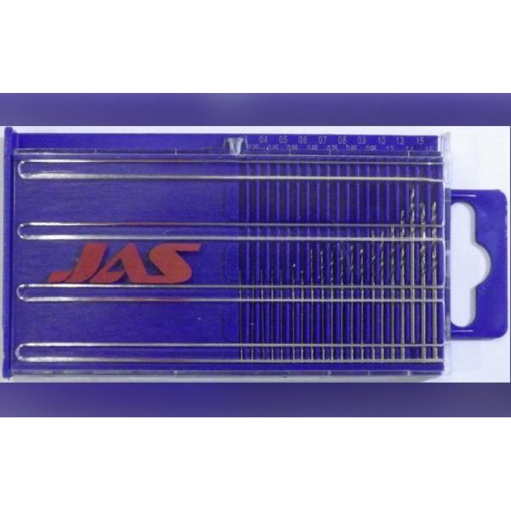 4279  ручной инструмент  Мини-сверла, диаметр 0,3 - 1,6 мм, набор, 20 шт., HSS М35, нет покрытия