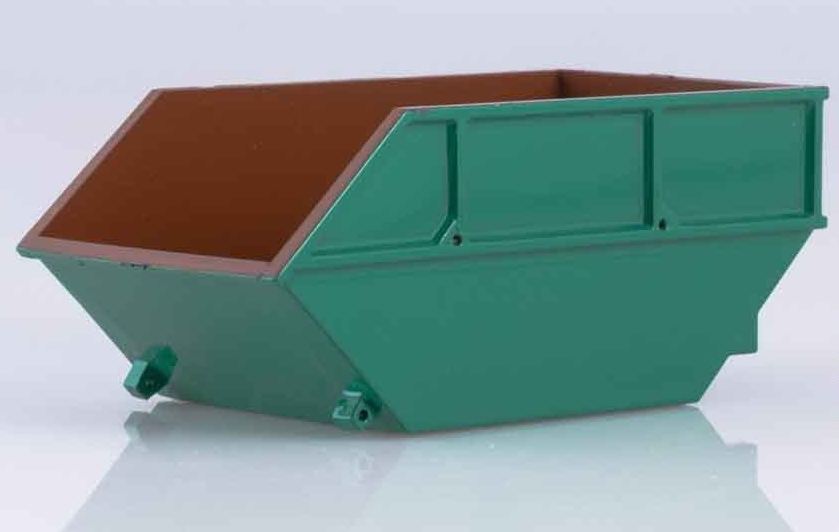 100144KIT  дополнения из пластика  Бункер накопитель БНУ-8 зеленый  (1:43)